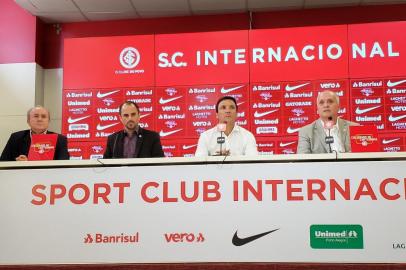  zé ricardo, inter, apresentação, marcelo medeiros, rodrigo caetano, adauri silveira, futebol