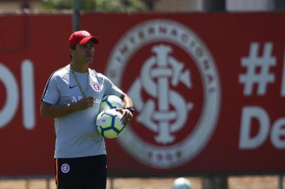 PORTO ALEGRE, RS, BRASIL, 23/10/2019- Primeiro treino do técnico Zé Ricardo no Internacional no CT Parque Gigante. (FOTOGRAFO: MATEUS BRUXEL / AGENCIA RBS)