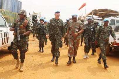 General Elias, comandante da missão da ONU no Congo