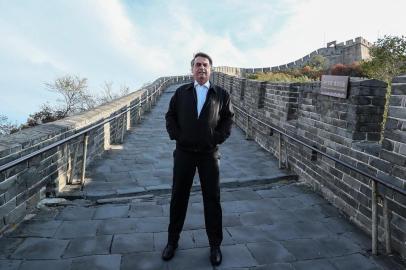 (Pequim - China, 24/10/2019) Presidente da RepÃºblica, Jair Bolsonaro, visita Ã  Grande Muralha.Foto: Isac NÃ³brega/PR