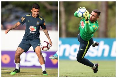 Montagem com Matheus Henrique e Phelipe Megiolaro convocados para a seleção brasileira olímpica