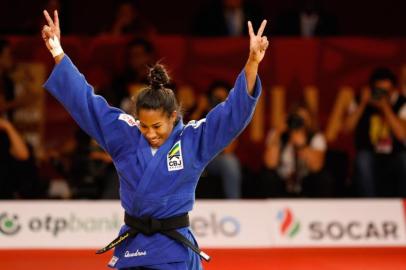 Ketleyn Quadros (63kg) vence mexicana e conquista o terceiro lugar no Grand Slam de Abu Dhabi