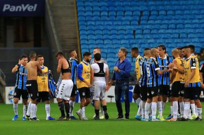  PORTO ALEGRE, RS, BRASIL, 27/10/2019- Grêmio x Botafogo: jogo da 28ª rodada do Brasileirão, que ocorre na arena.(FOTOGRAFO: TADEU VILANI / AGENCIA RBS)