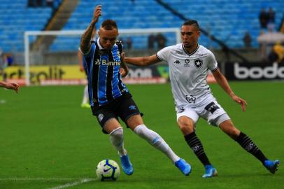  PORTO ALEGRE, RS, BRASIL, 27/10/2019- Grêmio x Botafogo: jogo da 28ª rodada do Brasileirão, que ocorre na arena.(FOTOGRAFO: TADEU VILANI / AGENCIA RBS)