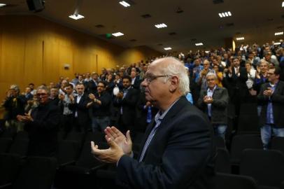  PORTO ALEGRE, RS, BRASIL - 29.10.2019 - Sessão do Conselho Deliberativo do Grêmio aclama Romildo Bolzan Jr. para um novo mandato de três anos. (Foto: Marco Favero/Agencia RBS)