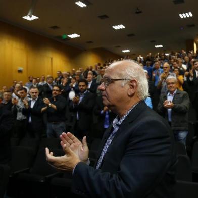  PORTO ALEGRE, RS, BRASIL - 29.10.2019 - Sessão do Conselho Deliberativo do Grêmio aclama Romildo Bolzan Jr. para um novo mandato de três anos. (Foto: Marco Favero/Agencia RBS)