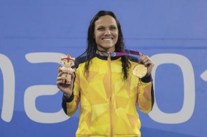 27/08/2019 - Jogos Parapanamericanos Lima 2019 - natação - Maria Carolina Santiago - 100m Costas S12.  