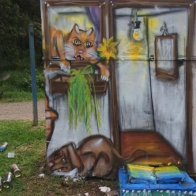 Projeto Colorindo a Quebarada, do grafiteiro Andrigo Martins