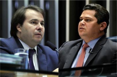 Rodrigo Maia e Davi Alcolumbre