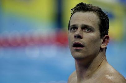 Hangzhou (China), 14/12/2018: o brasileiro Cesar Cielo durante o Mundial de piscina curta de natação. 