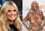 Heidi Klum impressiona com fantasia de alien e surge irreconhecível no Halloween