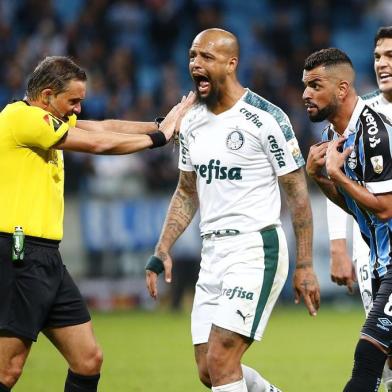  PORTO ALEGRE, RS, BRASIL, 20/08/2019- Jogo válido pelas quartas de final da Libertadores. (FOTOGRAFO: FÉLIX ZUCCO / AGENCIA RBS)