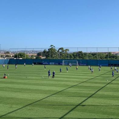  Grêmio finaliza preparação para duelo com o CSA. (Foto: Douglas Demoliner/Agência RBS)