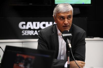  CAXIAS DO SUL, RS, BRASIL, 10/09/2019 - Programa Show dos esportes na rádio Gaúcha Serra, com os convidados Walter Dal Zotto JR, presidente do Juventude, e Osvaldo Pioner, diretor geral de futebol do Ju. (Marcelo Casagrande/Agência RBS)