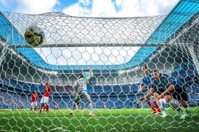 Gremio x Internacional © 2014Porto Alegre, 09/11/2014; Alan Ruiz comemora o terceiro gol do Grêmio  na partida entre Gremio x Internacional válida pelo GRE-NAL 403 na Arena do Gremio, em Porto Alegre. FOTO: Jefferson Bernardes/ Grêmio FBPA, DivulgaçãoEditoria: SPOLocal: Porto AlegreIndexador: Jefferson BernardesSecao: futebolFonte: www.agenciapreview.comFotógrafo: Gremio x Internacional