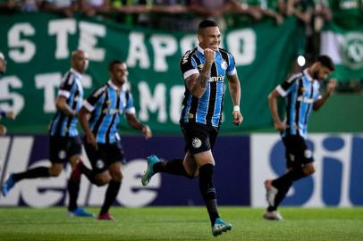  Partida entre Chapecoense e GrÃªmioCHAPECÓ, SC, 10.11.2019: CHAPECOENSE-GRÊMIO - Gol de Luciano - Partida entre Chapecoense e Grêmio, válida pela 32ª rodada do Campeonato Brasileiro de Futebol 2019, no na Arena Condá, em Chapecó (SC). (Foto: Liamara Polli/AM Press & Images/Folhapress)Local: CHAPECO ;SANTA CATARINA