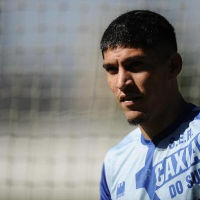 CAXIAS DO SUL, RS, BRASIL (25/10/2019)Treino do Ser Caxias no CT do Estádio Centenário. Na foto, Márcio Jonatan. (Antonio Valiente/Agência RBS)