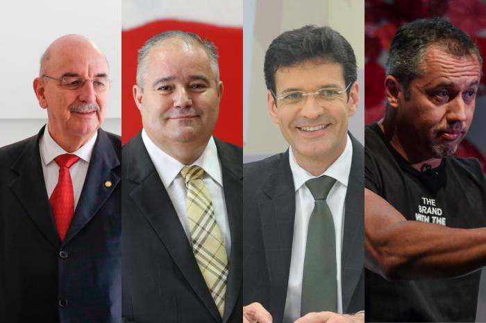 Montagem sobre fotos de Carolina Antunes (Divulgação), Mauro Vieira (Min. da Cidadania, BD), Luis Macedo, (Câm. dos Deputados, BD) e Nelson Almeida (AFP, BD)