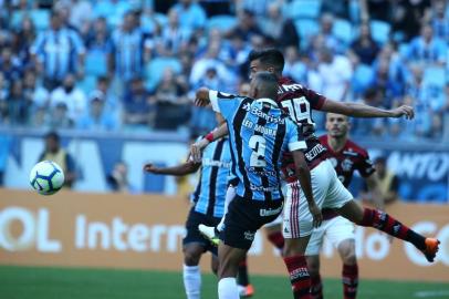  PORTO ALEGRE, RS, BRASIL - 17.11.2019 - Pela 33ª rodada do Campeonato Brasileiro, o Grêmio recebe o Flamengo na Arena. (Foto: Jefferson Botega/Agencia RBS)