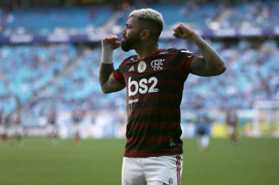  PORTO ALEGRE, RS, BRASIL - 17.11.2019 - Pela 33ª rodada do Campeonato Brasileiro, o Grêmio recebe o Flamengo na Arena. (Foto: Jefferson Botega/Agencia RBS)