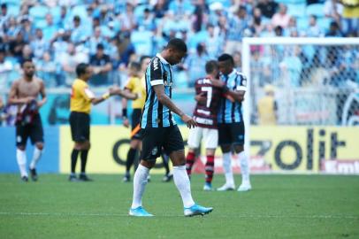  PORTO ALEGRE, RS, BRASIL - 17.11.2019 - Pela 33ª rodada do Campeonato Brasileiro, o Grêmio recebe o Flamengo na Arena. (Foto: Jefferson Botega/Agencia RBS)