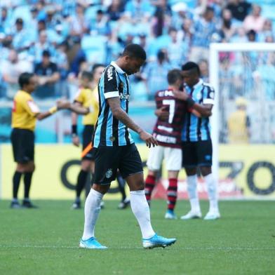  PORTO ALEGRE, RS, BRASIL - 17.11.2019 - Pela 33ª rodada do Campeonato Brasileiro, o Grêmio recebe o Flamengo na Arena. (Foto: Jefferson Botega/Agencia RBS)