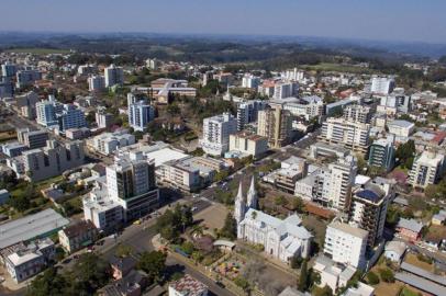 Vista aérea de Veranópolis. 