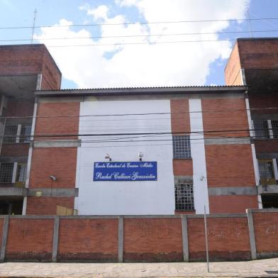  CAXIAS DO SUL, RS, BRASIL (19/11/2019)Adesão total à greve na Escola Estadual de Ensíno Médio Rachel Galliari Grazziotin. (Antonio Valiente/Agência RBS)