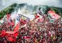 Milhares de torcedores se despedem do Flamengo antes do embarque a Lima