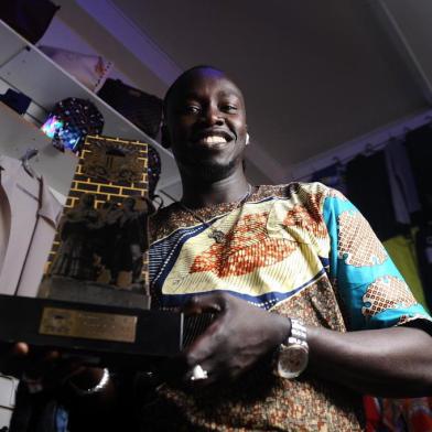  CAXIAS DO SUL, RS, BRASIL (22/11/2019)Billy, imigrante Senegalês agraciado com o Prêmio Caxias do Sul. (Antonio Valiente/Agência RBS)