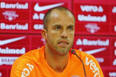  PORTO ALEGRE, RS, BRASIL - 04.11.2019 - Coletiva de Marcelo Lomba e Rodrigo Caetano. (Foto: Robinson Estrasulas/Agencia RBS)