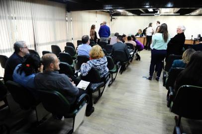  CAXIAS DO SUL, RS, BRASIL, 26/11/2019. Segundo dia das Oitivas - fase de depoimentos do processo de impeachment contra o prefeito Daniel Guerra - na Sala das Comissões Vereadora Geni Peteffi. Depoimento das testmunhas de defesa do prefeiro. (Porthus Junior/Agência RBS)