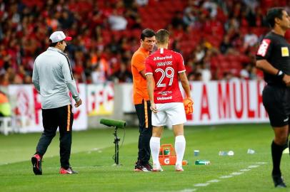  PORTO ALEGRE, RS, BRASIL - 27.11.2019 - O Internacional recebe o Goiás no Beira-Rio pela 35ª rodada do Campeonato Brasileiro. (Foto: Félix Zucco/Agencia RBS)