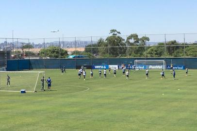 Grêmio treina no CT se preparando para enfrentar o São Paulo na Arena