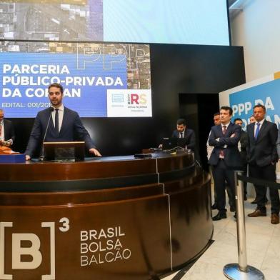  SÃO PAULO, SP, BRASIL, 29/11/2019 - Governador participa da sessão pública de abertura das propostas da PPP da Corsan. Fotos: Felipe Dalla Valle