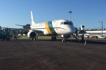 Avião da FAB em Caxias 