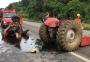 Motociclista morre em acidente com trator na Rota do Sol, em Carlos Barbosa