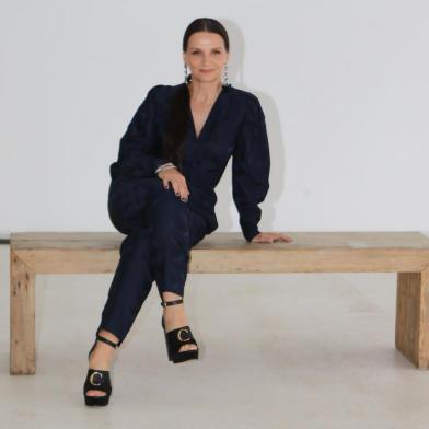 Juliette Binoche, em evento no Rio de Janeiro