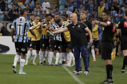  PORTO ALEGRE, RS, BRASIL - 01.12.2019 - O Grêmio recebe o São Paulo na Arena, pela 36ª rodada do Campeonato Brasileiro. (Foto: Lauro Alves/Agencia RBS)