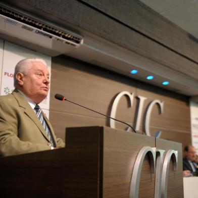  CAXIAS DO SUL, RS, BRASIL, 02/12/2019Almoço no CIC com palestra do ex governador José Ivo Sartori