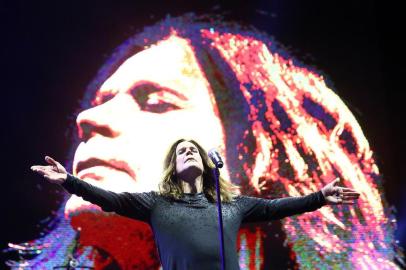  PORTO ALEGRE, RS, BRASIL - 30-04-2015 - Festival Monsters Rock no Estádio do Zequinha. Na imagem de Ozzy Osbourne.(FOTO: CARLOS MACEDO/AGÊNCIA RBS)