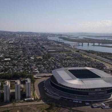  PORTO ALEGRE, RS, BRASIL - Imagens da Arena do Grêmio para especial de aniversário de 07 anos do Estádio.