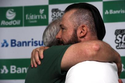  CAXIAS DO SUL, RS, BRASIL (09/12/2019)Despedida de Rpdriogo Squinalli, preparador físico do Juventude que vai trabalhar na Tailândia no Bangkok United. (Antonio Valiente/Agência RBS)