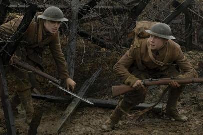 George MacKay and Dean-Charles Chapman in 1917 (2019)