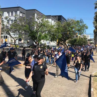 Caminhada dos policiais civis