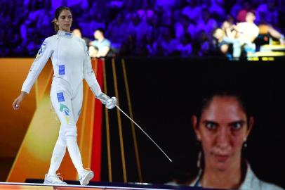  Budapest, 15-23 July 2019 World Championships Epee Women and Sabre Men In photo: the final LIN Sheng vs MOELLHAUSEN Nathalie Photo by #BizziTeam