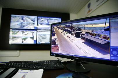  IMBÉ, RS, BRASIL - 11.12.2019 - Câmeras de segurança no Departamento de Comunicação de Imbé. (Foto: Félix Zucco/Agencia RBS)