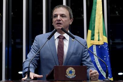 Plenário do SenadoPlenário do Senado Federal durante sessão deliberativa extraordinária.Em discurso, à tribuna, senador Marcio Bittar (MDB-AC).Foto: Waldemir Barreto/Agência Senado<!-- NICAID(14358623) -->