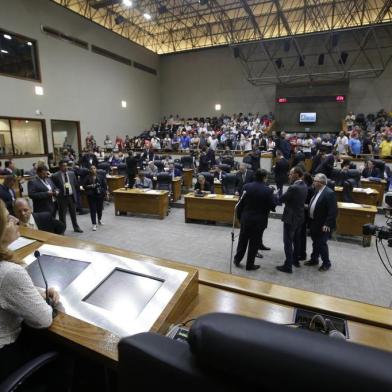  PORTO ALEGRE, RS, BRASIL - 16.12.2019 - Câmara Municipal de Porto Alegre debate projeto de Lei do Executivo que desemprega os cobradores de ônibus. (Foto: André Ávila/Agencia RBS)