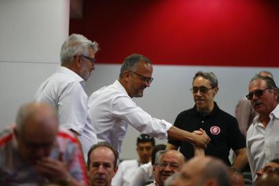  PORTO ALEGRE, RS, BRASIL, 19/12/2019- Apresentação de Eduardo Coudet, novo tecnico do Internacional. (FOTOGRAFO: FÉLIX ZUCCO / AGENCIA RBS)